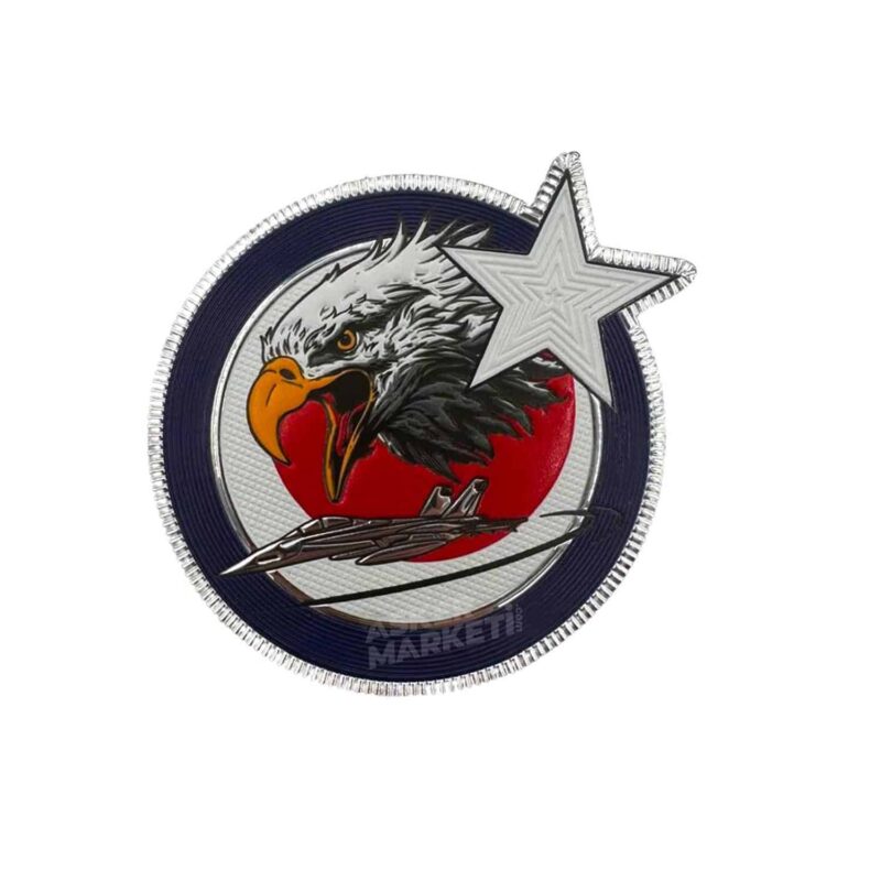 kartal f16 savas ucagi yildiz pec arma patch