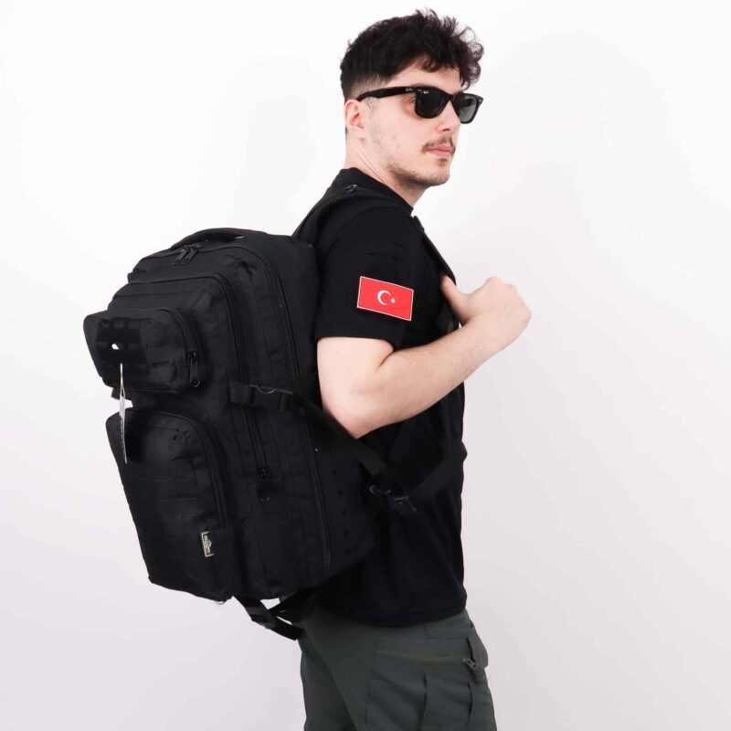 siyah 55litre lazer taktik canta sirt cantasi2