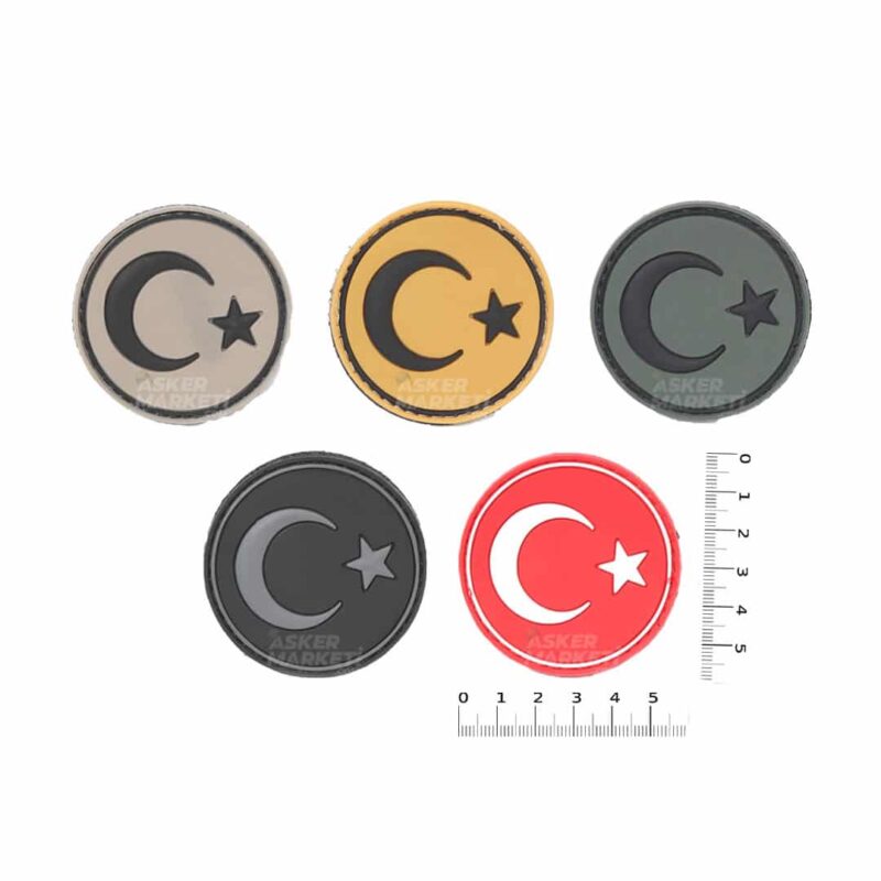 turk bayragi pec 5renk arma asker malzemeleri